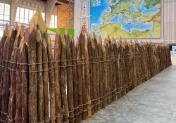 Cherbourg -Cité de la mer- palissade- collin agencement